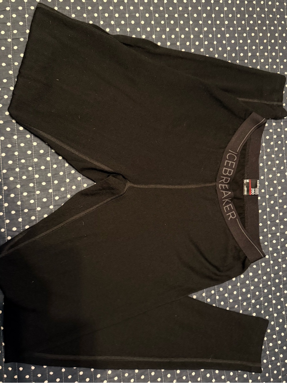 Icebreaker Black Merino-Blend High-Rise Leggings - Picture 7 of 8